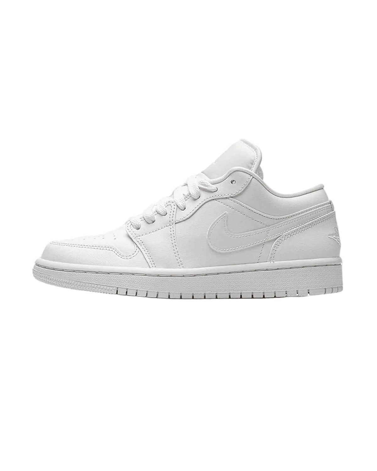 Air Jordan 1 Low White Patent Swoosh