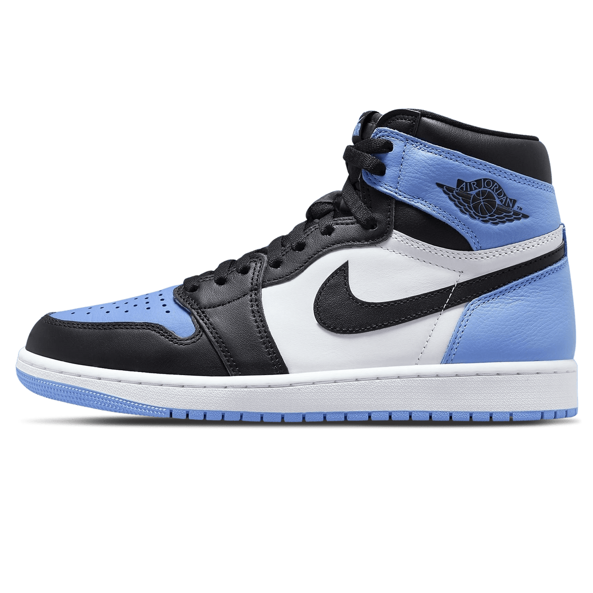 Air Jordan 1 High UNC Toe – vedere laterală