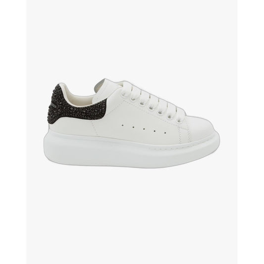 Alexander McQueen Oversized Sneaker – White/ Black Crystals - OneShoes (Foto 2)