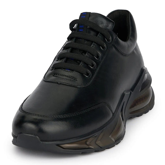 Pantofi Bărbați Piele Naturală Neagră Clasic Imperium - OneShoes (Foto 2)