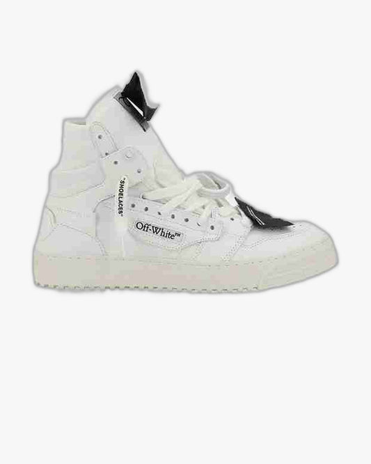 Off-White 3.0 Off Court High-Top Sneakers – White/Black Tag