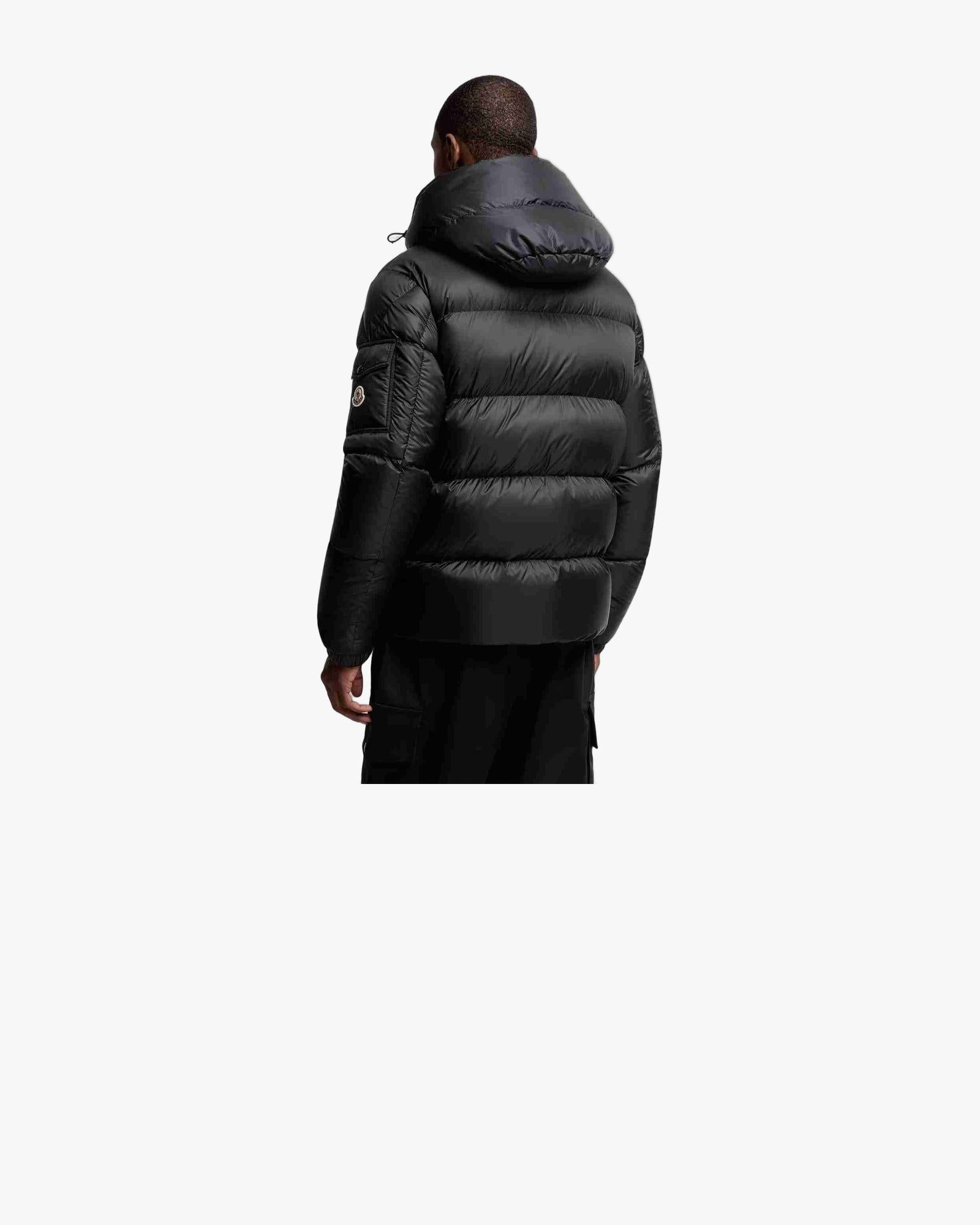 Geaca Moncler Couyere Hooded Short Down Black