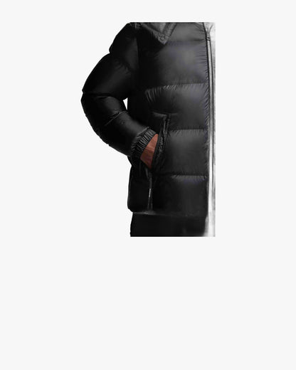 Geaca Moncler Couyere Hooded Short Down Black