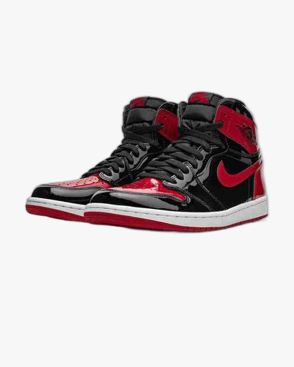 Air Jordan 1 High Patent Bred