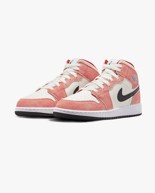 AIR JORDAN 1 MID SE ORANGE SUEDE