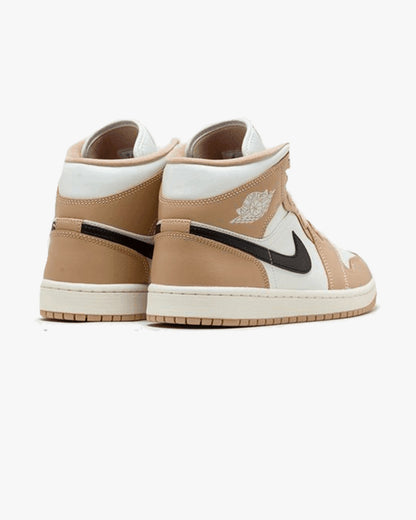 Air Jordan 1 Mid Tan Black