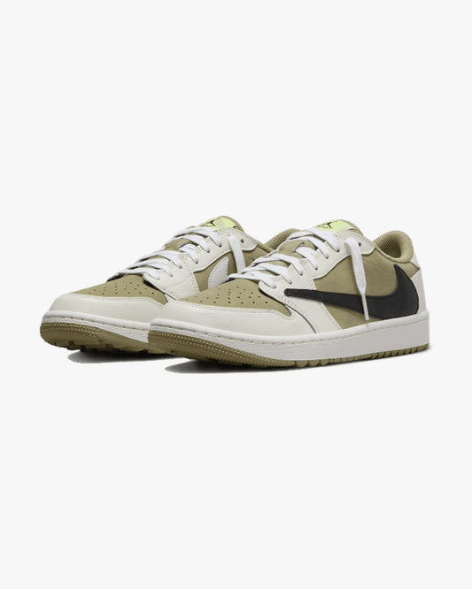 Air Jordan 1 Low Golf Travis Scott Neutral Olive