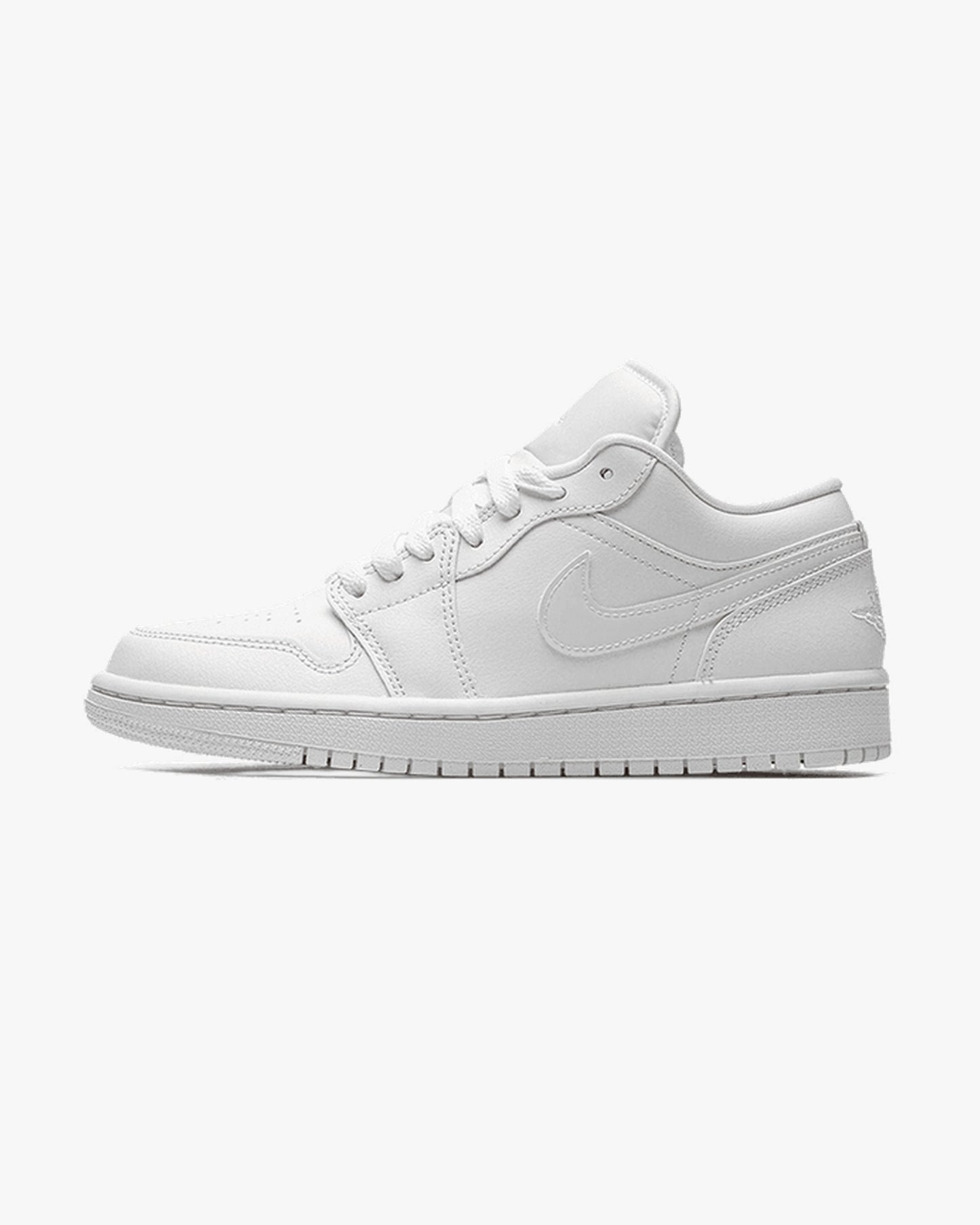 Air Jordan 1 Low White Patent Swoosh
