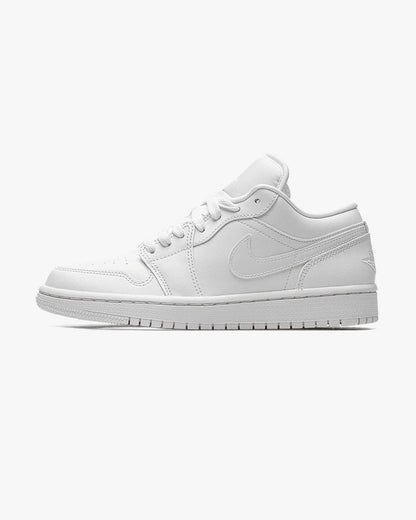 Air Jordan 1 Low White Patent Swoosh