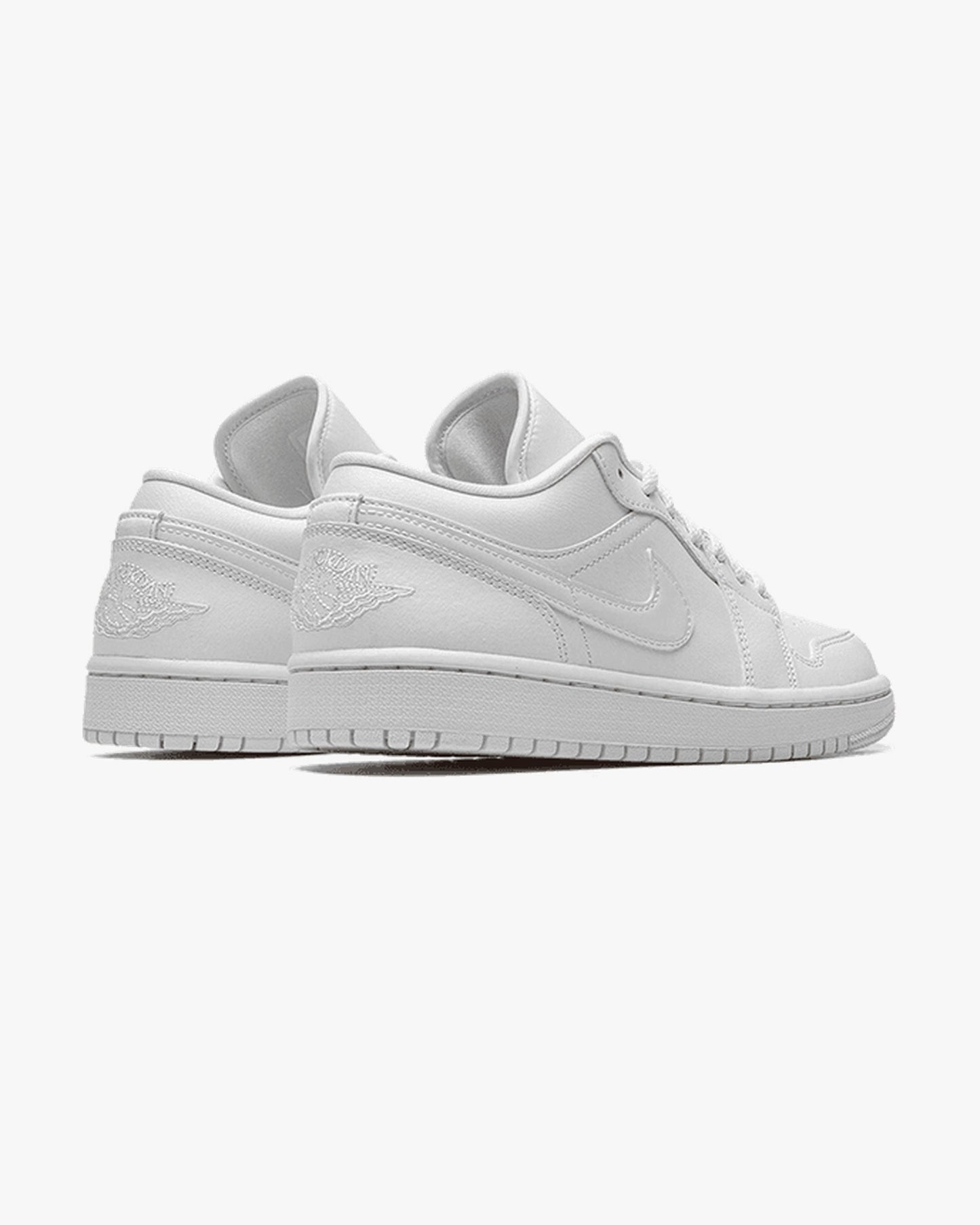 Air Jordan 1 Low White Patent Swoosh