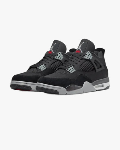 Air Jordan 4 Retro Black Canvas