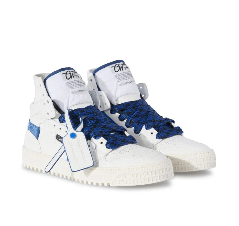 Off-White 3.0 Off Court leather sneakers White/Blue