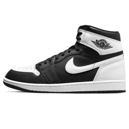 Air Jordan 1 High Black White – vedere laterală