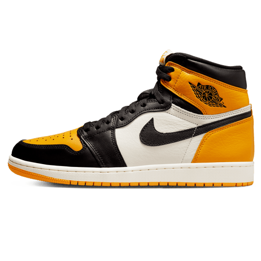 Air Jordan 1 High Taxi Yellow Toe – vedere laterală