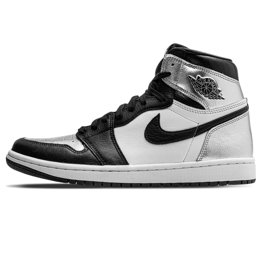 Air Jordan 1 Retro High Silver Toe – vedere laterală