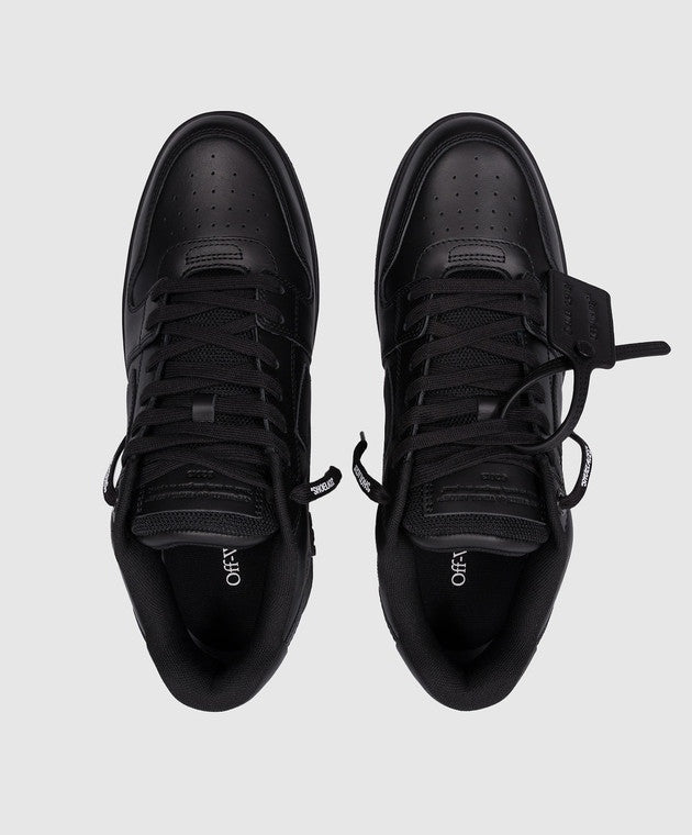 Off-White Out Of Office Leather Black