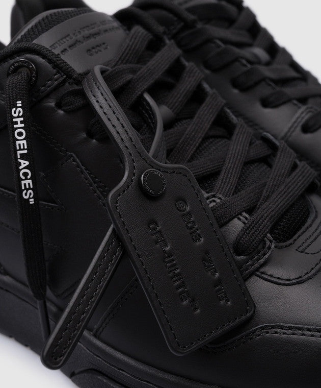 Off-White Out Of Office Leather Black
