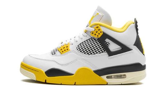 Air Jordan 4 Retro "Sulfur" — vedere laterală completă
