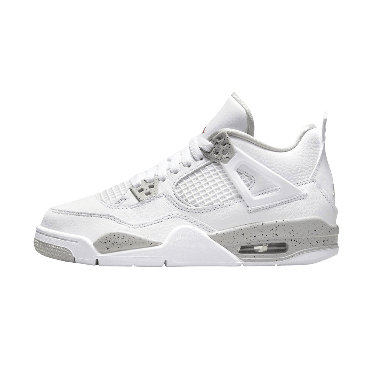 Air Jordan 4 White Oreo 2021 GS — vedere laterală completă