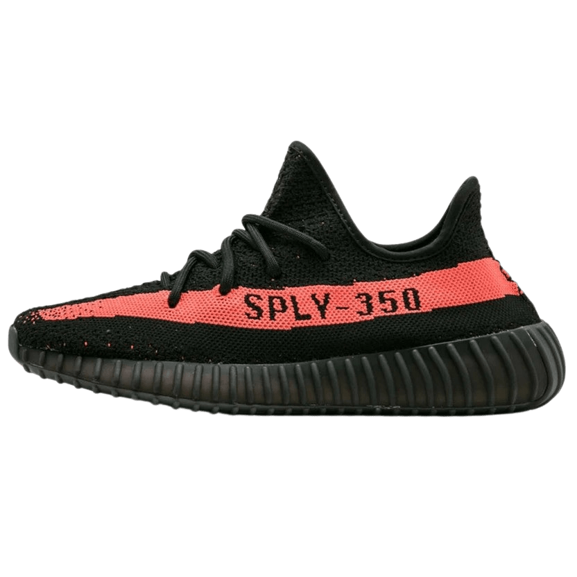 Adidas Yeezy Boost 350 V2 Core Black Red — vedere laterală