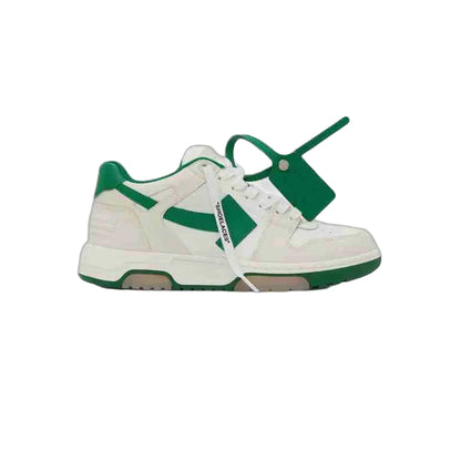 Off-White Green Out Of Office Low Sneakers - OneShoes