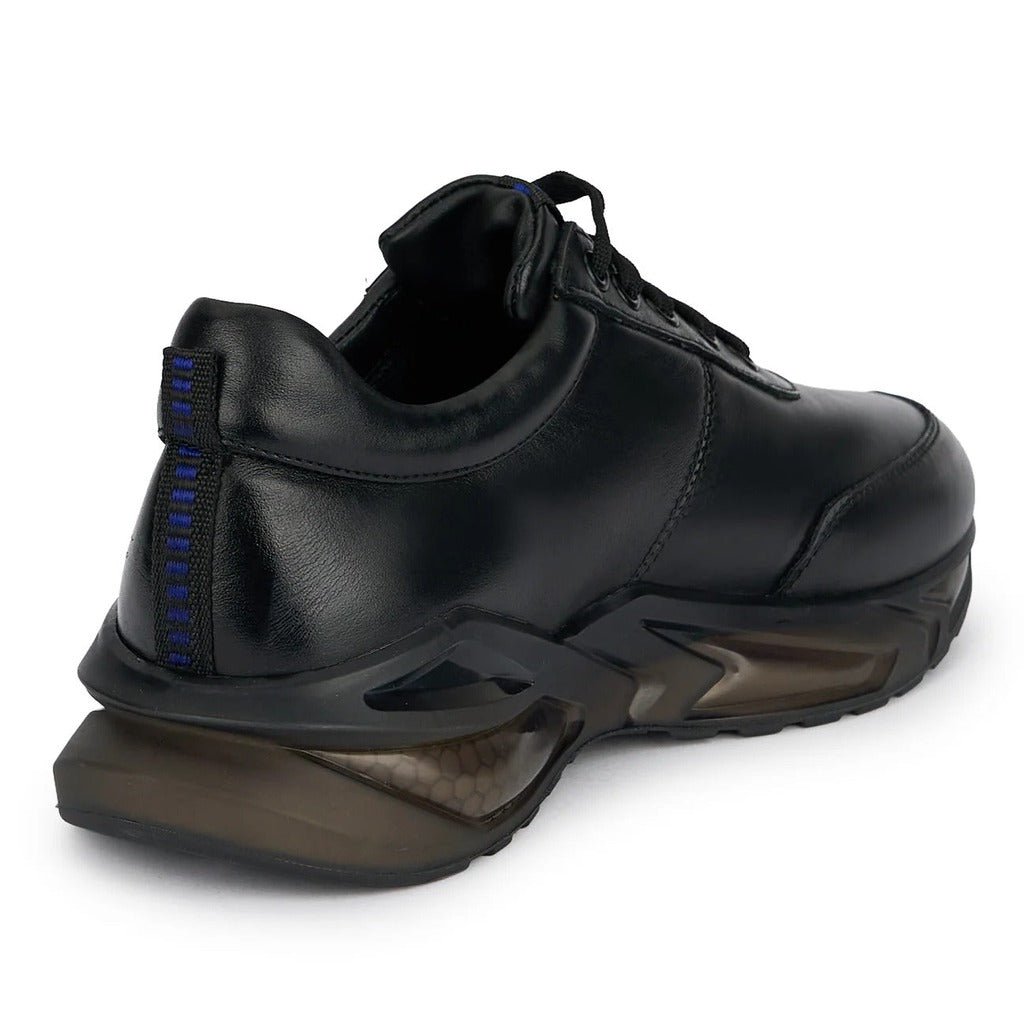 Pantofi Bărbați Piele Naturală Neagră Clasic Imperium - OneShoes (Foto 3)