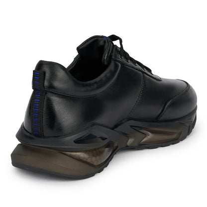 Pantofi Bărbați Piele Naturală Neagră Clasic Imperium - OneShoes (Foto 3)