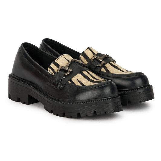 Pantofi Confort Damă Piele Naturală Neagră Madame - OneShoes (Foto 2)