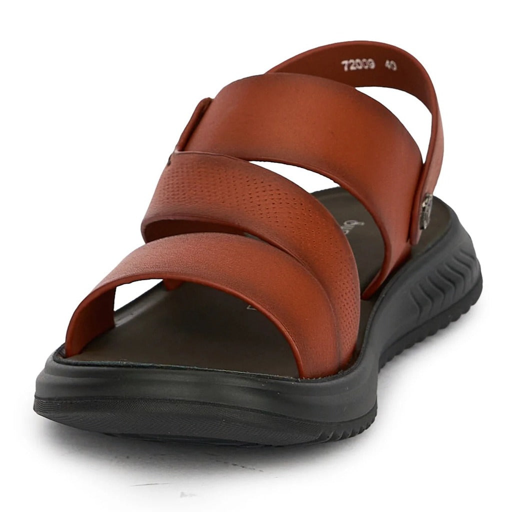 Sandale Bărbați Piele Naturală Maro Reglabil Atlas - OneShoes (Foto 3)