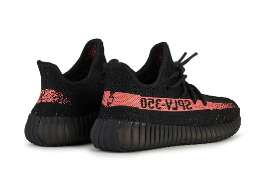 Yeezy Boost 350 V2 Core Black Red ,Copii — vedere din spate