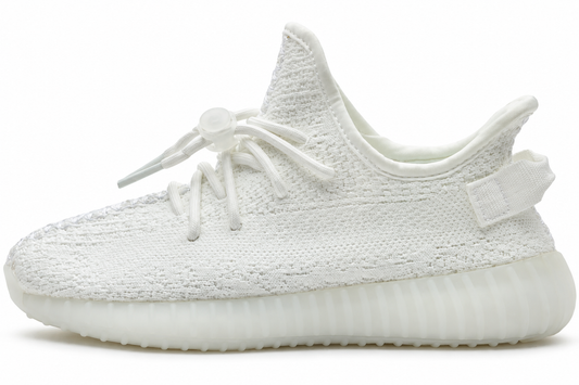 Yeezy Boost 350 V2 Triple White ,Copii — vedere laterală