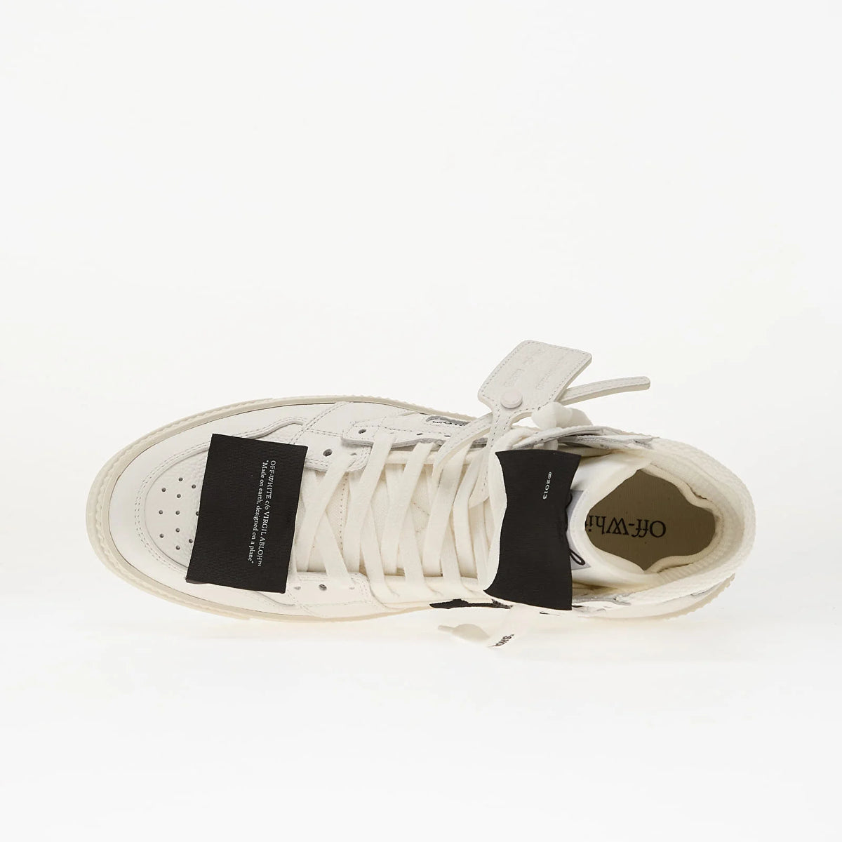 Off-White 3.0 Off Court High-Top Sneakers – White/Black Tag