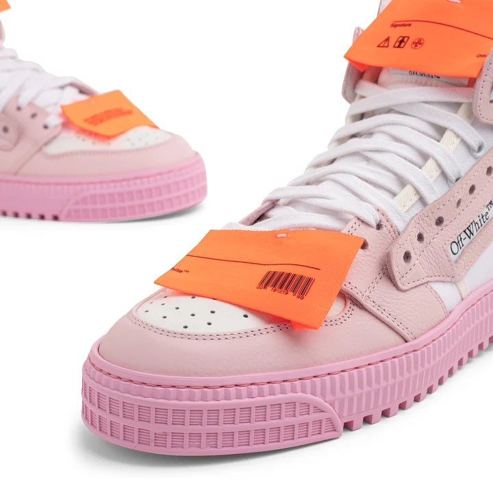 Off-White 3.0 Off Court leather sneakers White Pink