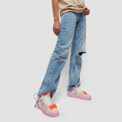 Off-White 3.0 Off Court leather sneakers White Pink